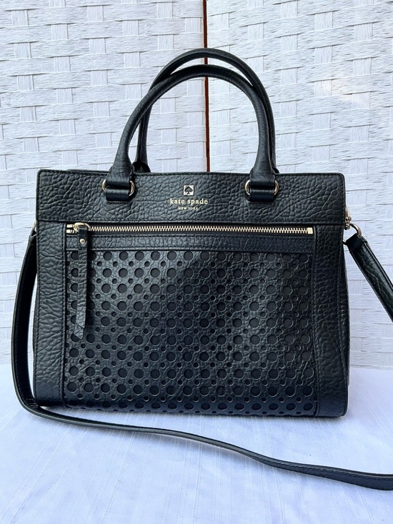 kate spade Handbags - Kate Spade Tote Bag Black Pebble Leather